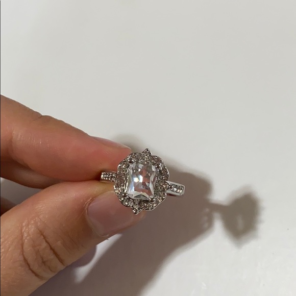 925 Silver Plated Jewelry Wedding Ring - Picture 2 of 6